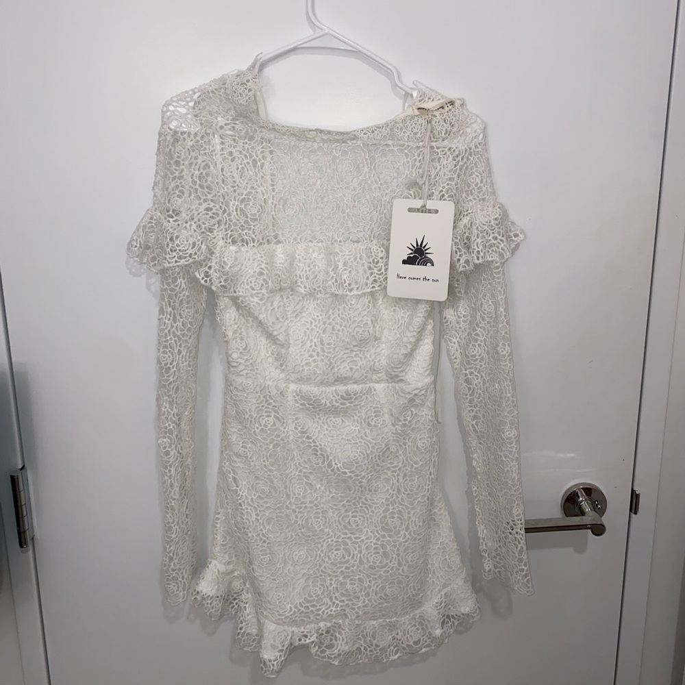 Peppermayo White Lace Dress